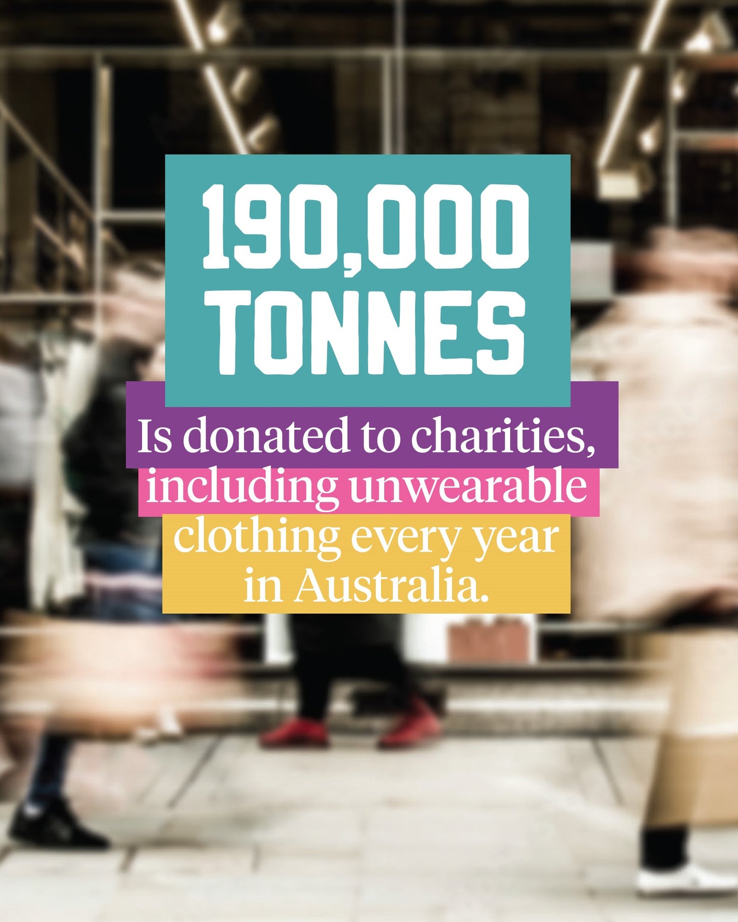 REWEAR Large - The bag for wearable donations for Salvos Stores