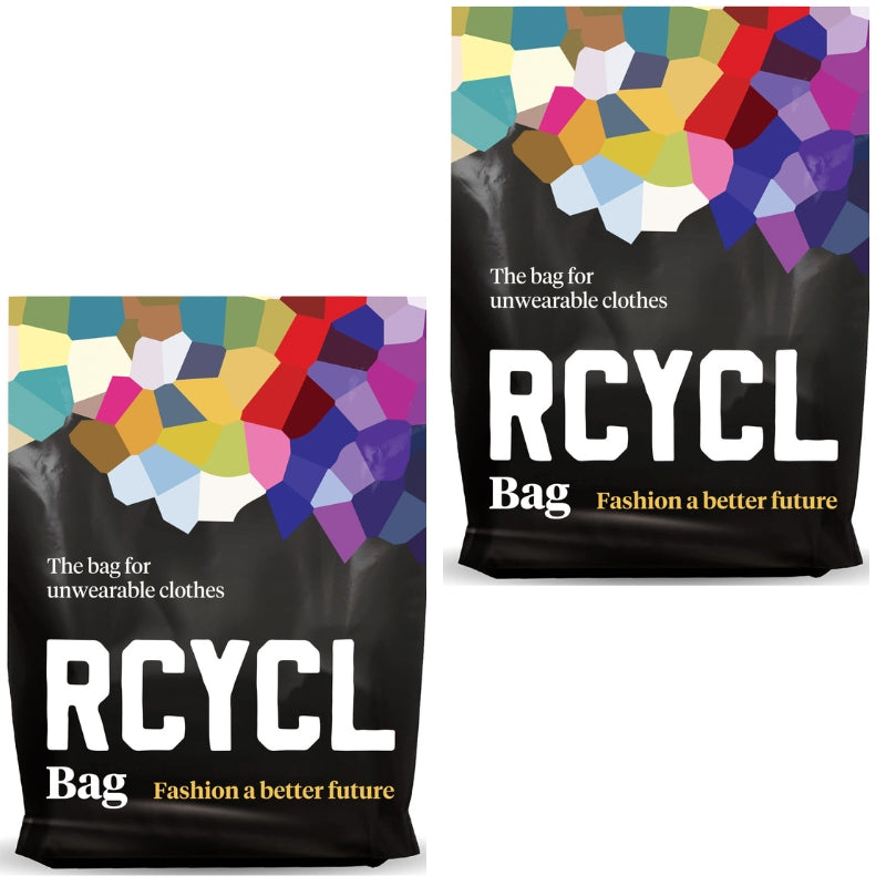 2 x RCYCL Large bundle - The bag for unwearable clothes