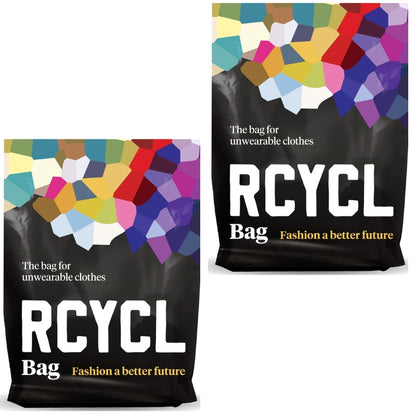 2 x RCYCL Large bundle - The bag for unwearable clothes