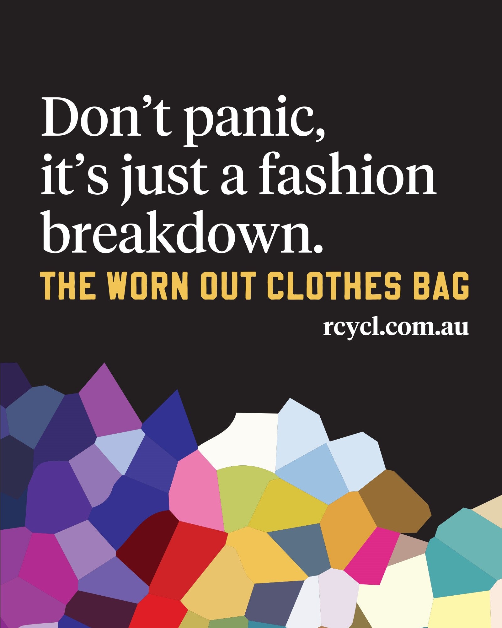 RCYCL Small - The bag for unwearable clothes